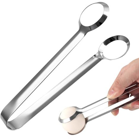 Ponga De Cocción - Cocina Para Cocinar Pinzas De Huevo Hervido De Acero Inoxidable | Pinks De Comida Para Cocinar Multifunción, Clip De Huevo Hervido De Acero Inoxidable Para Ensalada, Albóndigas, Pan