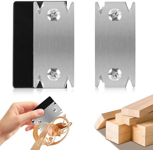 GIUSOBG Rifilatore Per Legno Tagliabordi Legno Bordatrice Manuale Portatile Pialla Per Impiallacciatura Con Lama Di Ricambio Per Attrezzi Lavoro Legno, Taglio Rapido Bordo Del Legno