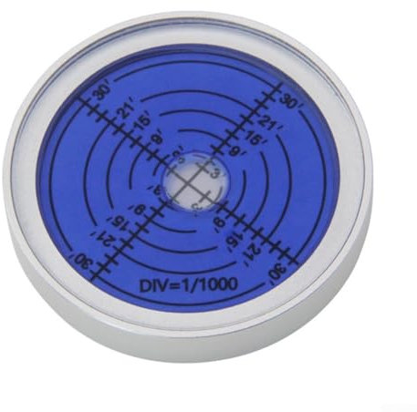 Nivel de burbuja circular, herramienta de medición de nivel circular, utilizada para medición horizontal de máquinas de tienda, electrodomésticos, tocadiscos estéreo, mesas de billar (C)