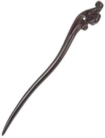 WRITWAA Bâtons à Cheveux En Bois D’ébène Noir Vintage Style Antique Pour Femmes Coquilles Coiffure Chignons Accessoires Capillaires Pour Fêtes Et Cérémonies