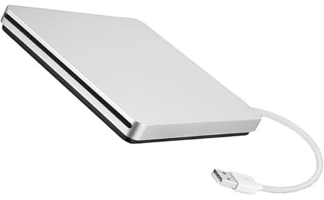 KICHOUSE 1set Masterizzatore Dvd Usb Slim Per Laptop e Desktop Facile Usare Design Portatile Scrittura e Cd Dvd