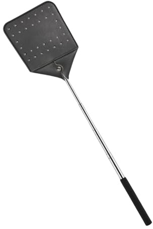 Genérico Heavy Duty Fry Swatter - Multipurpose Use Swatter retrattile con Manico in Acciaio, Strumento di raccoglitore Racchetta di swatper in Acciaio freddo per fatto in casa