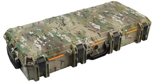 HUTRADE Gewehr Hartschalenkoffer Mit Schaumstoffeinlagen Präzisions-Hart Waffenkoffer Gewehrkoffer Langwaffe Koffer 100CM Wasserdicht Lagerung Und Transport