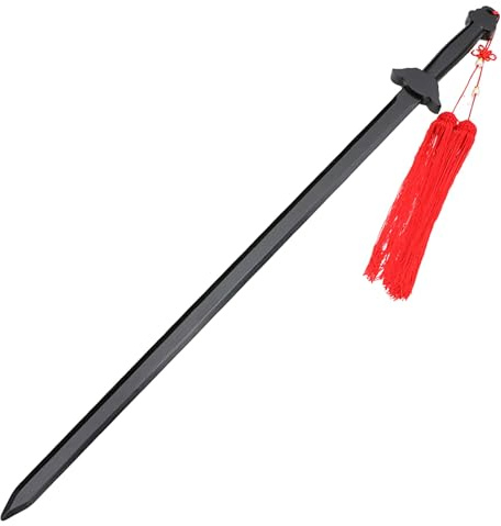 HJHUUA (85 cm,90 cm,97 cm,101 cm) Espadas de Tai Chi de Madera,Hechas de Material de bambú Natural,Espada de Madera Hecha a Mano,Ayuda de Entrenamiento para la práctica de Tai Chi