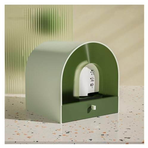 Caja de Arena, Caja de Arena Cerrada for Gatos con Tapa y Pala, Bandeja con cajón Grande Caja de Arena para Gatos