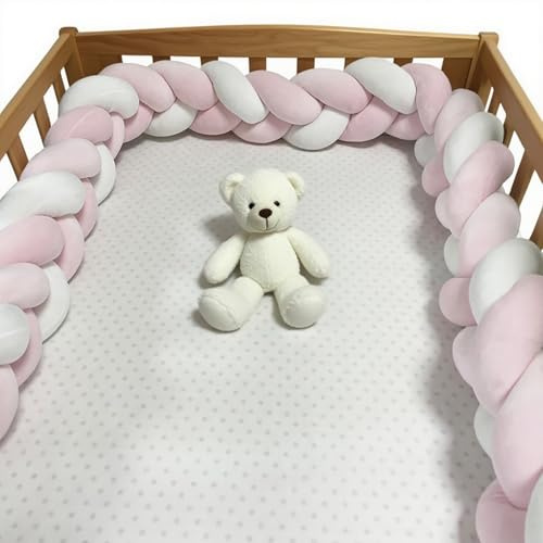 GYCS Cojín Protección contra Caídas,Protección Cama Trenza,Alfombra Anticolisión para Cama,Trenza Almohada De Serpiente De Nudo, Parachoques Almohada,Cojines De Peluche,A05,500cm