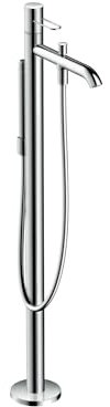 Hansgrohe Wannenmischer Axor Uno Fertigset Bügelgriff zur Bodenmontage chrom, 38442000