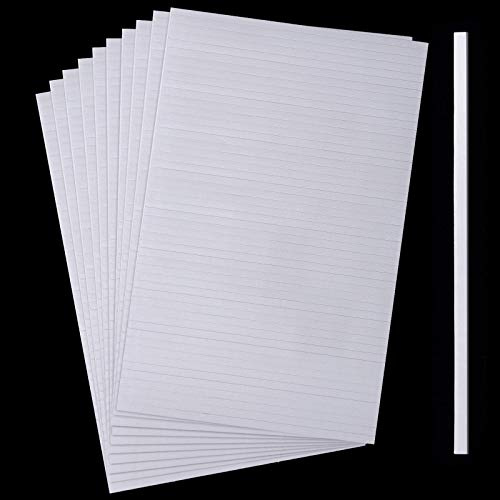 Outus 500 Pcs Double Sided Foam Sticky Strips Dual-adhesive 3D Foam Tapes Pop Strips Adhesive Mount for Shaker Card, Scrapbooking or Office Supplies