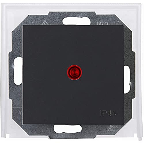 Kopp Athenis Flush-Mounted Wet Room Change/Control Switch, Anthracite, 699415080, Charcoal