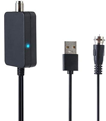 Amplificatore di segnale per antenna interna con adattatore USB per antenna digitale HD TV, a basso rumore e facile da installare