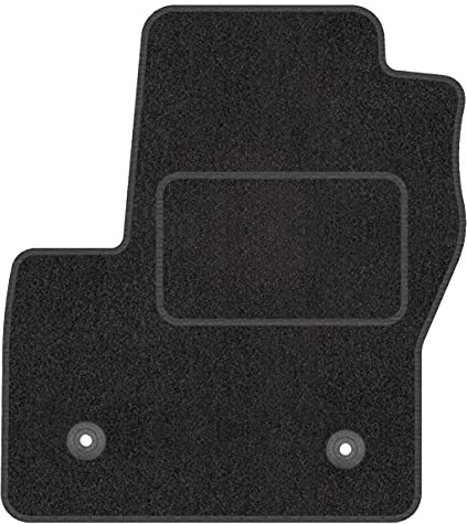 Motohobby Fußmatten passend für Ford Tourneo Connect II Schwarz 1-teilig | Automatten, maßgeschneidert, rutschfest, Schmutzschutz für jeden Tag, Velours