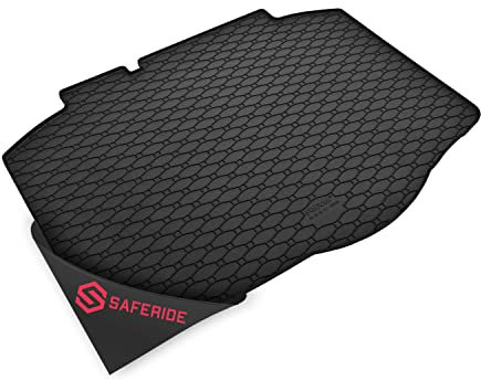 Kofferraumwanne kompatibel mit Seat Ibiza Hatchback 2017- Kofferraummatte Antirutschmatte Auto 100% passgenaue Gummimatte Schutzmatte Antirutsch