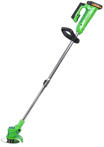 BebeXi cortacésped Gasolina cortabordes Desbrozadora eléctrica inalámbrica, cortadora de césped eléctrica de 24V, Herramientas de jardín, desbrozadora de malezas