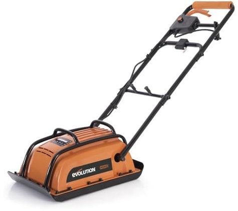 Evolution Power Tools H320-E Hulk Electro Plate Compactor, Electric - Ideal For Levelling Pavement, Artificial Turf Ground Preparation, Patio, Blockwork, Sand, Soil & More - 3 Year Warranty, 230V