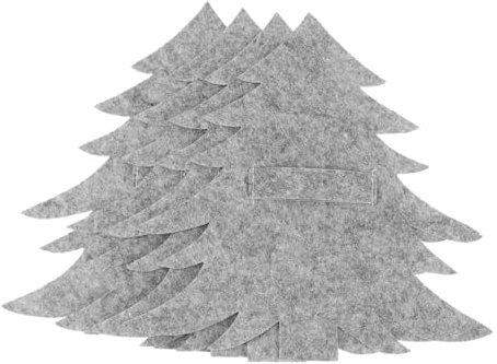 MAGICLULU 12stücke Teiliges Weihnachtsbaum Besteckhalter Für Tischdeko Praktische Und Löffeltaschen Für Festliche Anlässe Wiederverwendbar Und Leicht Für Weihnachtsfeier
