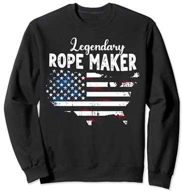 US Flag Rope Maker Sweatshirt