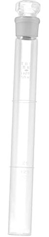 CHILDWEET Glas Kolorimetrisches Röhrchen Mit Dichtem Glasdeckel Wiederverwendbarer Stabiler Colorimetric Cylinder Für Labor Schule Und Forschung Robustes Dickeres Glasmaterial Langlebig Und