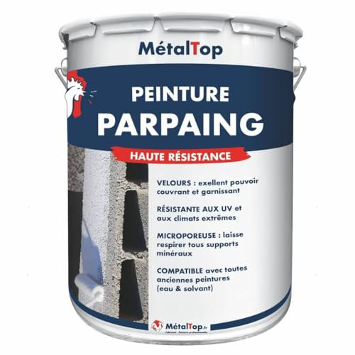 Metaltop - Peinture Parpaing - Bleu pastel - RAL 5024 - Pot 1 L