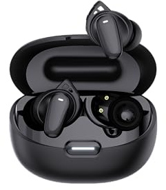 septseven Kopfhörer Kabellos Bluetooth 5.4 mit 6 Silikonmikrofonen AI Intelligent ENC Noise Cancelling,IPX7 Wasserdichtes In Ear Kopfhörer,65 Std Spielzeit