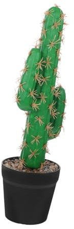 Hemobllo Cactus Decorativa Maceta Artificiales Plástico de Realistas Planta para Interior y Exterior, Escritorio, Mesa y Estante