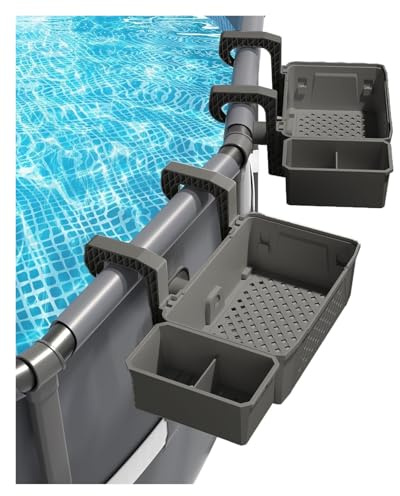 Soporte para bebidas para piscina, cesta de almacenamiento para piscina de plástico, para el consumo, jacuzzi - accesorios, accesorios para la piscina, en el suelo