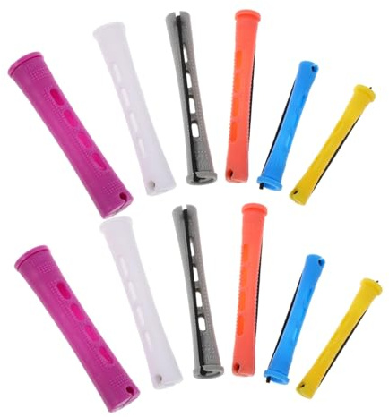 Healvian 60piezas Rizador Profesional Varillas para Permanente y Juego de Varillas para Permanente Rápido Rizadores de Ondas para Peinado de Salón Herramientas de Peluquería DIY