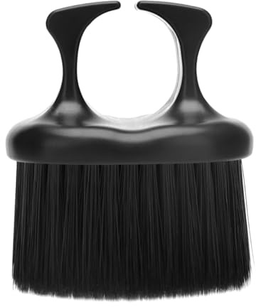 LRXIYODE Bartbürste mit Ringdesign Ergonomisch und Nylon Pp Kleine Reinigungsbürste für Männer Leicht zu Tragen und Verformt Sich für Friseurbedarf und Geschenk