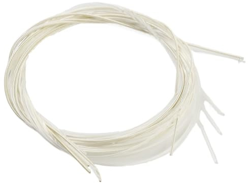 JoyousMall Cuerdas de guitarra de concierto de nailon, tensión normal, nailon transparente, plateadas, juego de cuerdas de repuesto para principiantes y estudiantes