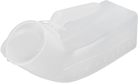 ZJchao Urinoir pour Personnes âgées pour Bouteille d'urine Masculine de Grande capacité, Urinoir Anti-déversement de 1000 Ml avec Couvercle Amovible pour Personnes âgées, Patients et Voyages