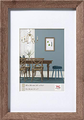 walther design EF030N Fiorito Holzrahmen 20x30 cm, nussbaum
