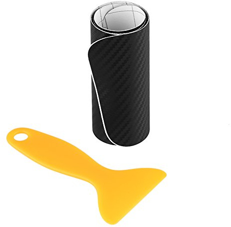 Cinta Protectora del Protector del Parachoques Trasero del automóvil, Tira autoadhesiva Adhesiva del Protector de la calcomanía del Parachoques Trasero, Protector de alféizar de la Puerta Trasera