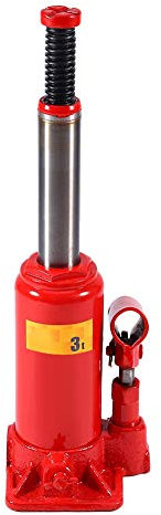 Hydraulic Car Jack Portable Vertical Stamp Jack 2T 3T 5T 8T Hydraulic Jack Made of Sturdy Steel Trolley Jack Tool for Car/Van/Boat/Truck (3T)