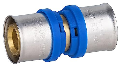 Raccord Multicouche à Sertir Multi profils TH-H-U Jonction égale diamètre Ø26 mm - Norme NF 545 pour réseau d'eau potable et chauffage NOYON & THIEBAULT