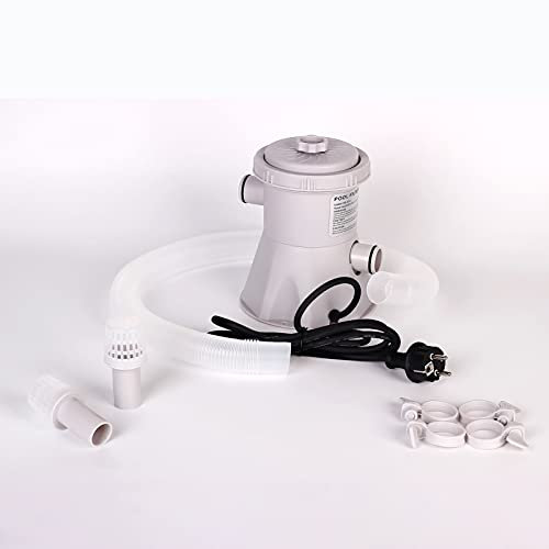 CYLZRCl Electric Swimming Pool Filter Pump, Swimming Pool Pump And Filter Kit, Pool Pump,Paddling Pool Pump Water(European regulations)