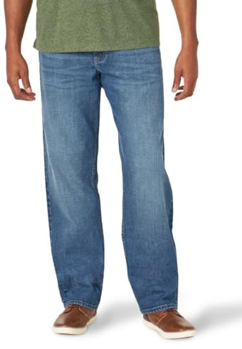 Wrangler herr Jeans Fri-to-stretch-jeans med lös passform, milwaukee, 38W / 32L