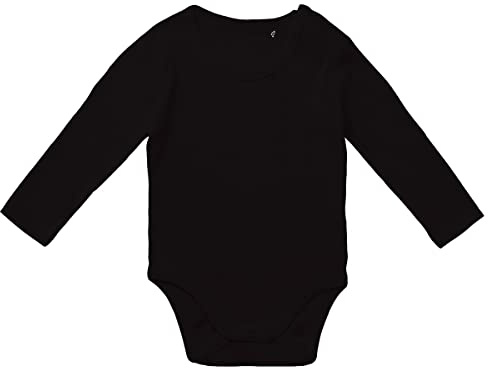 Huuraa Baby Body unbedruckt Unisex Langarm Strampler Größe 62-80 Geschenk Idee zur Baby Party für Neugeborene und Kleinkinder