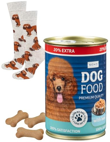 soxo Calcetines Hombre & Mujer Perro - Regalos Divertidos 35-45
