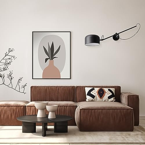 Paco Home Pendelleuchte Stehleuchte Hängelampe Deckenleuchte Deko Wohnzimmer Leselampe Büro Innen Modern Stylisch E27, Farbe:Schwarz, Leuchtenart/Farbe:Deckenleuchte - Schwarz