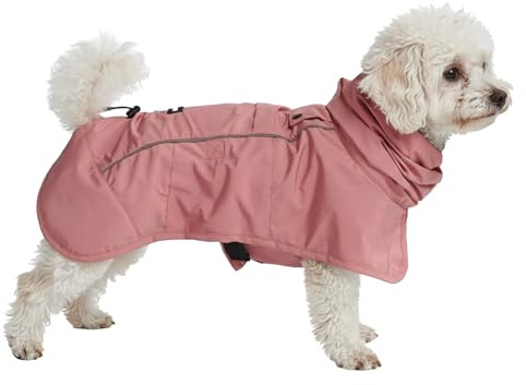 Spark Paws Hunderegenmantel, wasserdichte Winddichte Regenjacke
