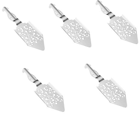 Alipis 5pcs Absinthe Spoon Fine Mesh Filter Multi-Function Dripper for Bar Kitchen