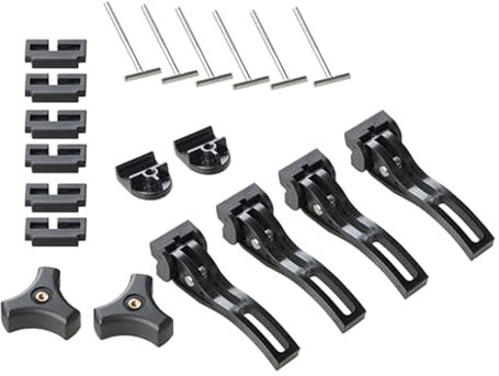 Zxfdsfdbnm Kit di fissaggio per auto modifiche per pickup copertura vano carico tripla copertura piegata T bullone anteriore e posteriore