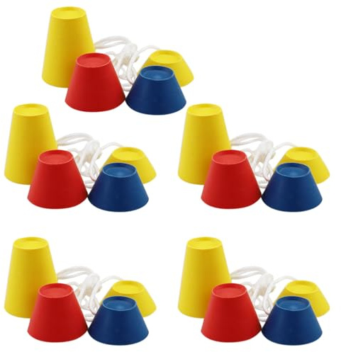 AMANDELIZABE Jumbo Lot de 20 tees de golf en caoutchouc - Différentes hauteurs et couleurs - Pour les jours glaciaux