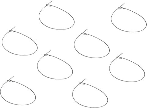 MAGICLULU 8piezas Agujas Para Asar Para Barbacoa y Versátiles Para Cocinar Carnes y Verduras