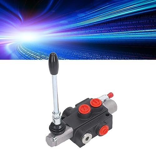 Sustvita einstellbares Hilfshebelgriff hydraulisches Steuerventil, 1 Spulen -Double -Handeln mit parallelem Zentrum für Traktoren, Lader und Log -Splitter