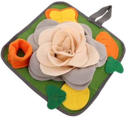 TOYANDONA Kaninchen Matte zum Knabbern Interaktive Futtermatte für Kleine Haustiere Wie Hamster und Ratten Beschäftigungsmatte zum Kauen und Schnüffeln