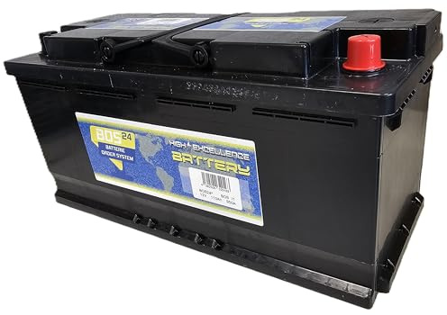 BOS24® BOS_D240 Starterbatterie 12V 60 AH 540A Optimum Perfomance