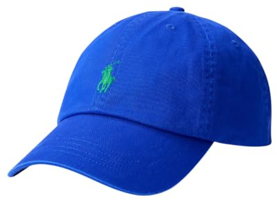 POLO RALPH LAUREN Men's Cotton Chino Baseball Cap Azure Blue
