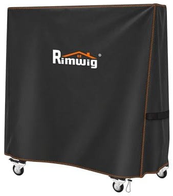 Housse de table de ping-pong universelle imperméable 65 x 28 x 73 pouces | Housse de protection contre les intempéries avec cordon de serrage, s'adapte à la plupart des tables de tennis de table