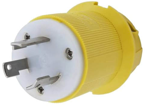 Hubbell HBL26CM11 30 Amp 125 Volt Twist-Lock Plug Connector (Male)