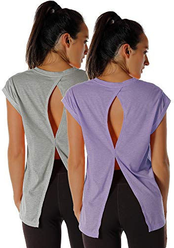 icyzone Damen Workout Sport Tanktop